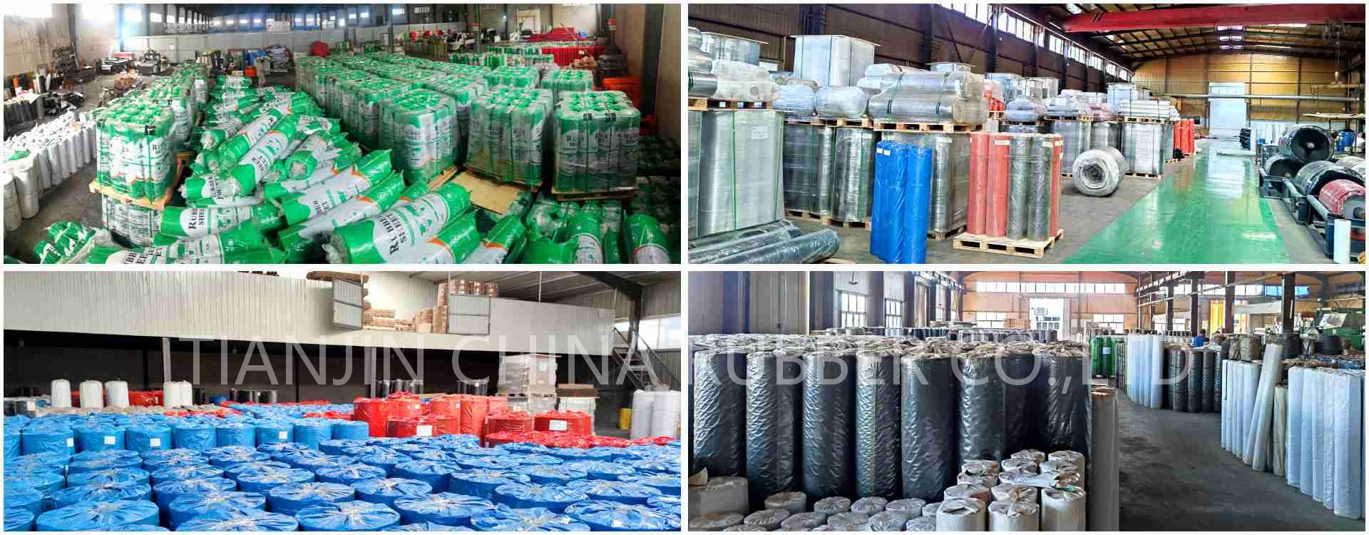 Large rubber sheet of rubber gasket material