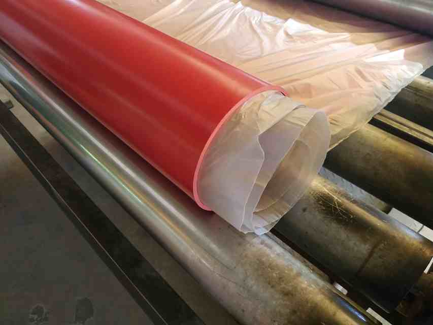 Red Rubber Gasket Sheet SBR Material