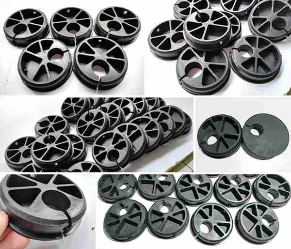 Industrial molded round rubber gaskets seals