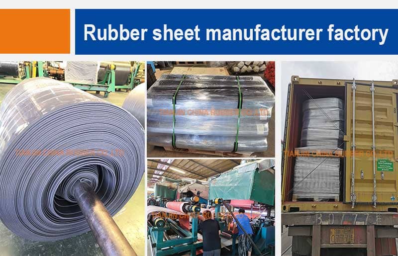 10mm insertion rubber fabric reinforced rubber sheet