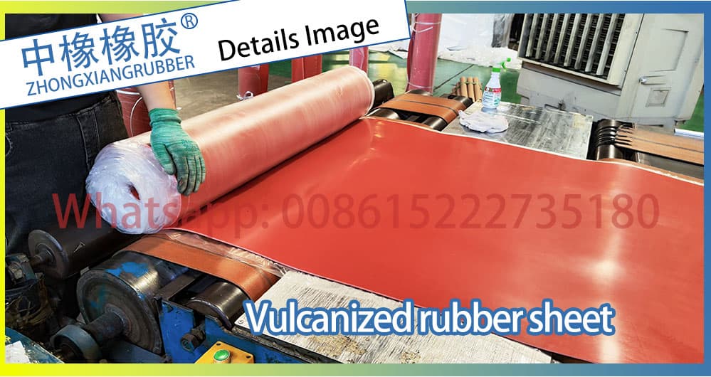 red rubber roll