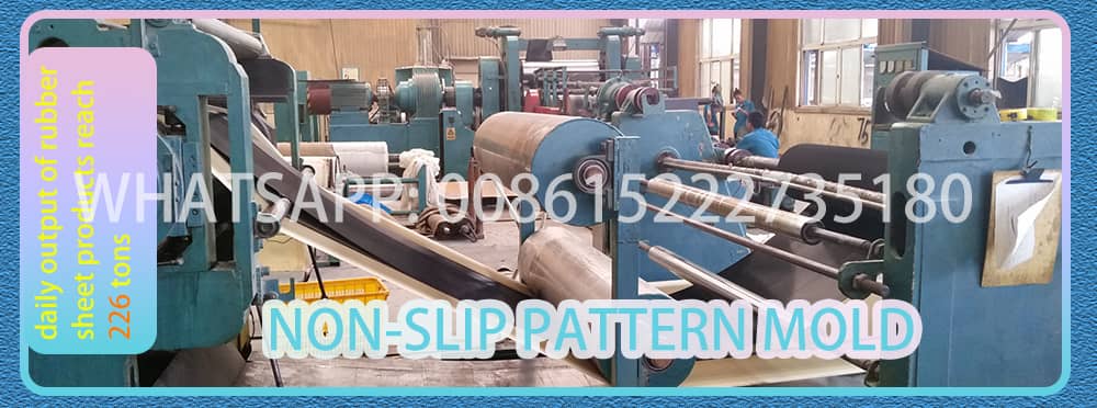 ribbed rubber matting roll