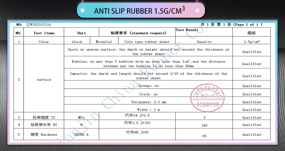 corrugated rubber matting for electricity