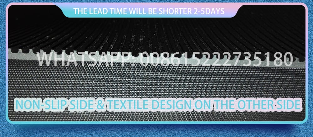 corrugated rubber matting for electricity