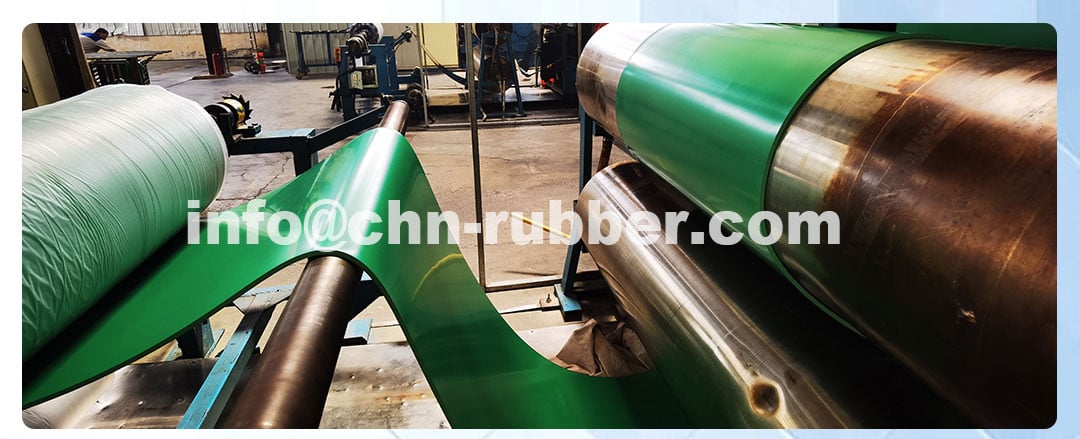 Soft rubber sheet material
