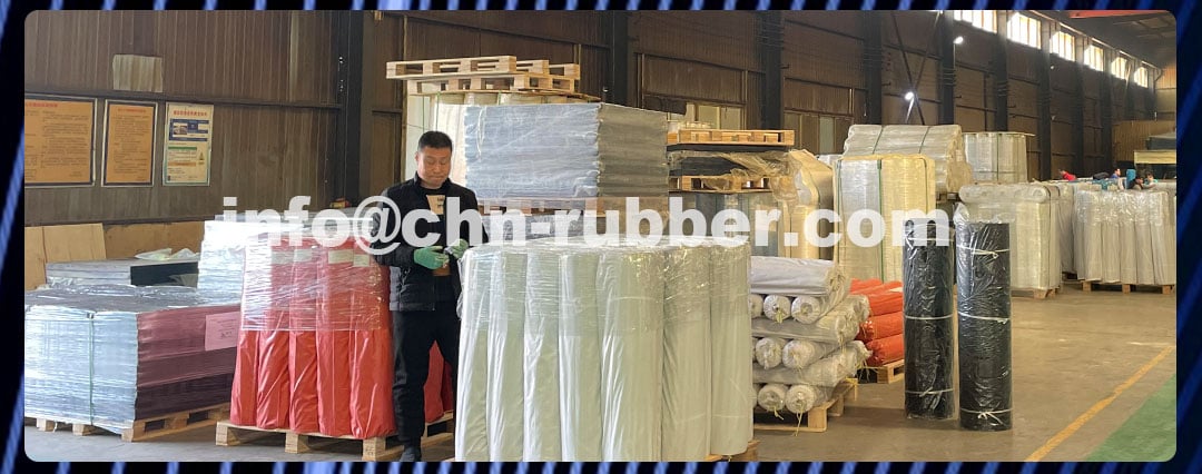 Reinforced neoprene rubber sheet