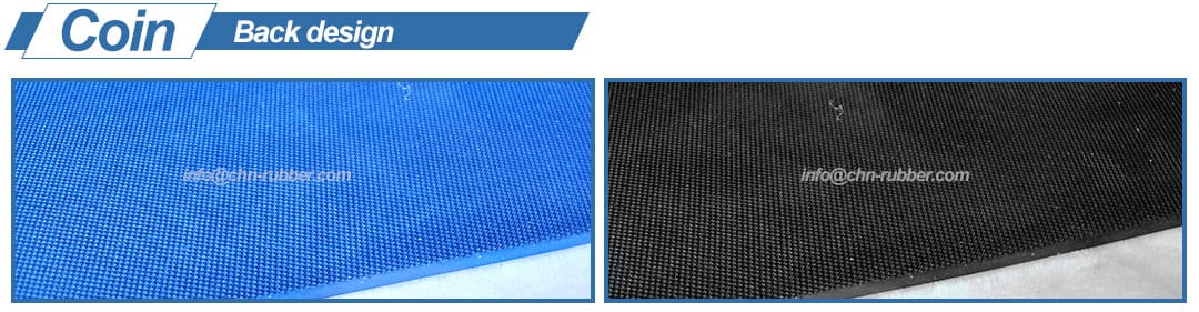 Coin rubber sheet