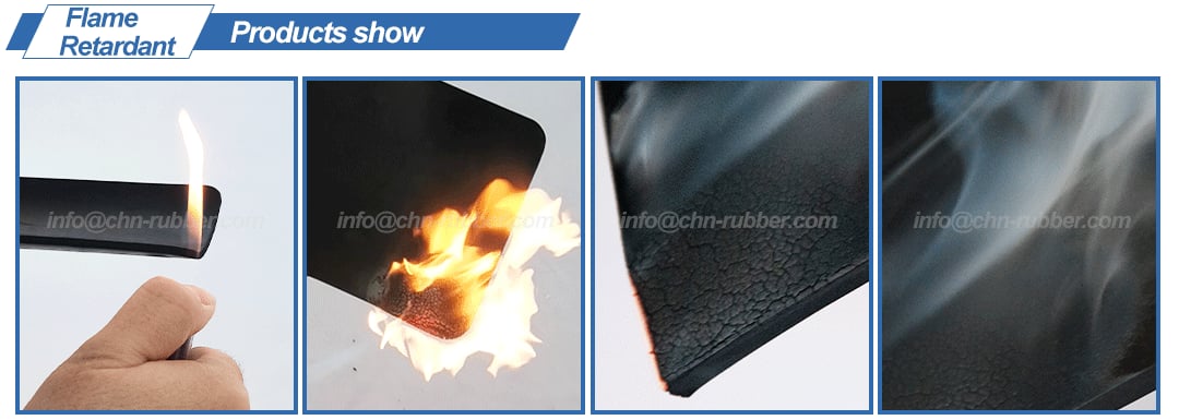fire retardant rubber sheet