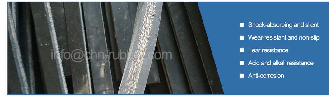 15mm thick rubber strip
