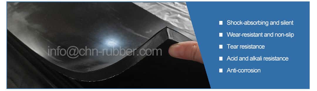 dense rubber blocks