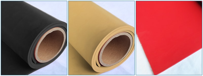 Natural Latex Rubber Sheet Rolls 0.15 - 1 mm Super Thin REACH Certification