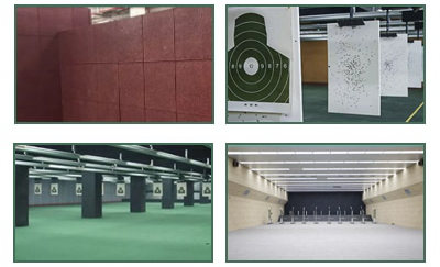 anti ricochet rubber tiles