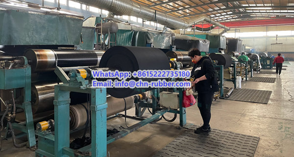 diamond rubber mat factory
