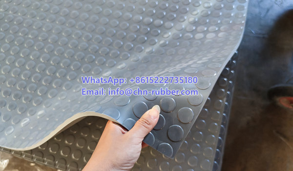 coin pattern rubber flooring