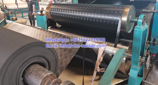 checker plate rubber matting