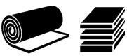 Non slip rubber roll 