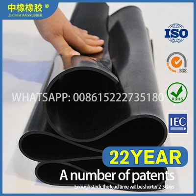NBR/Buna-N Rubber Sheet 1/8" Thick X 36" X 36" – Oil Resistant – Black 50-60 Durometer