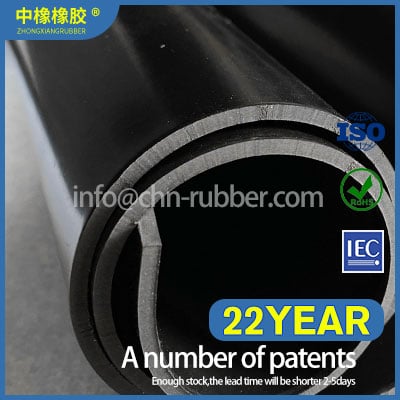 thumbnail image 2 of American Biltrite Neoprene Rubber Sheet – 1/2" Thick X 3" Wide X 12" Long – 60A Durometer 2 of 5