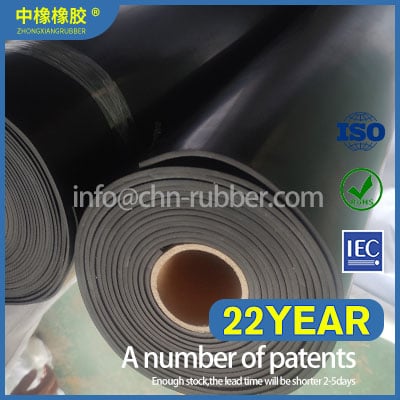 Neoprene Rubber Sheet 3/16" Thk X 3" W X 12" L Rect Strip 60 Duro