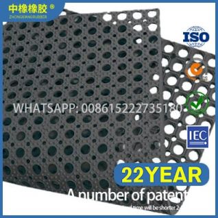 Perforated rubber floor mats black - rubber hollow mat manufacturers