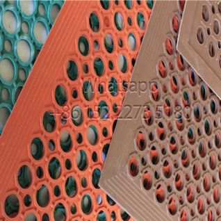 Rubber drainage floor mats kitchen rubber hollow mat manufacturers
